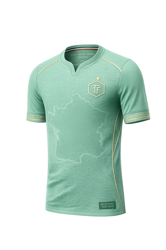 Maillot Vert Iconique – Passion et Élégance du Football Français
